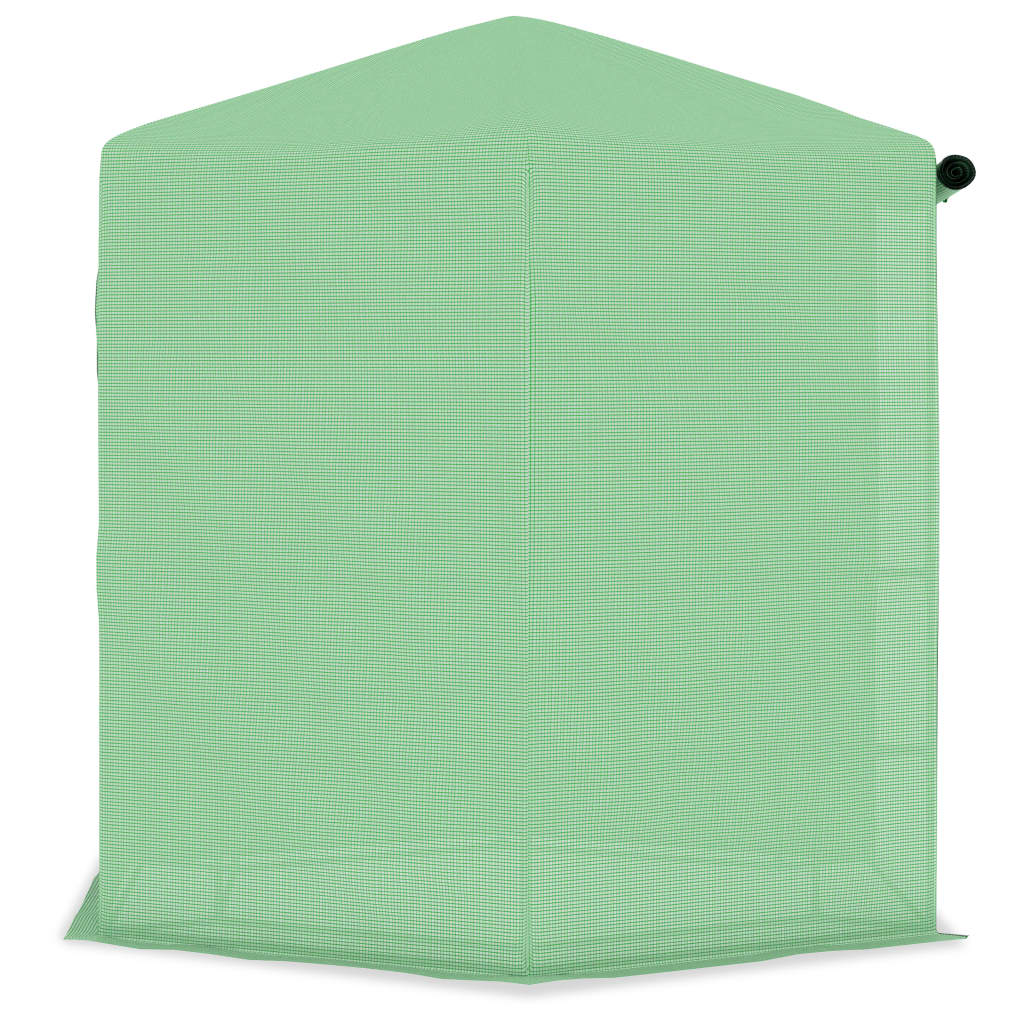 Оранжерия с рафтове, стомана, 227x223 см - Thumbnail 5