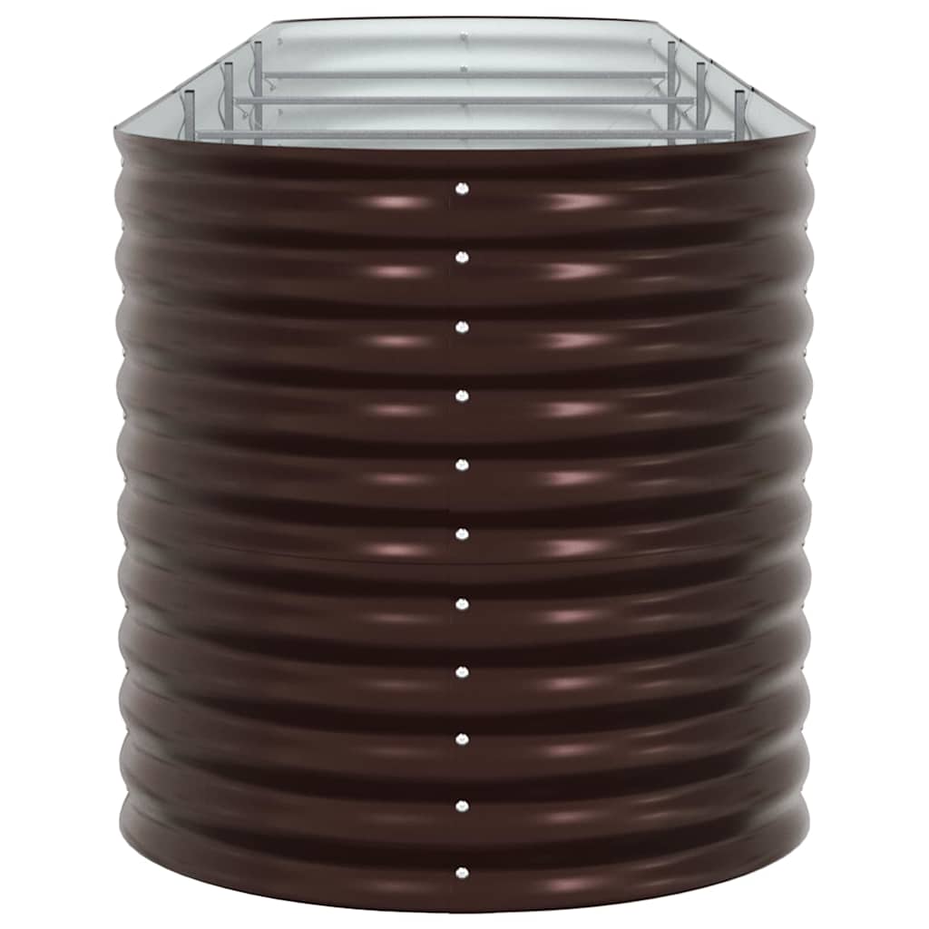 Повдигнато легло Кафяво 400 x 80 x 81 cm Стомана - VL42008132 - Image 7