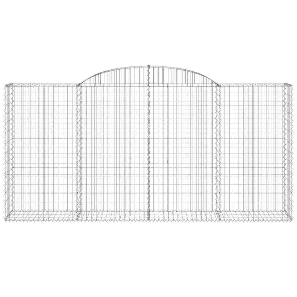 Габионни кошници арка 13 бр 300x50x140/160см поцинковано желязо - VL3146748 - Thumbnail 4