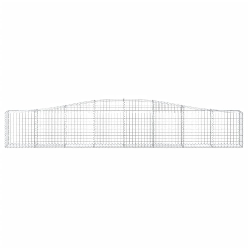 Габионни кошници арка 5 бр 400x30x60/80 см поцинковано желязо - VL3145803 - Image 4