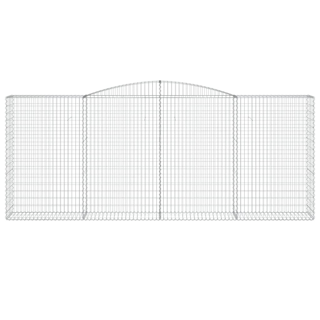 Габионни кошници арка 7 бр 400x50x160/180 см поцинковано желязо - VL3147040 - Thumbnail 4