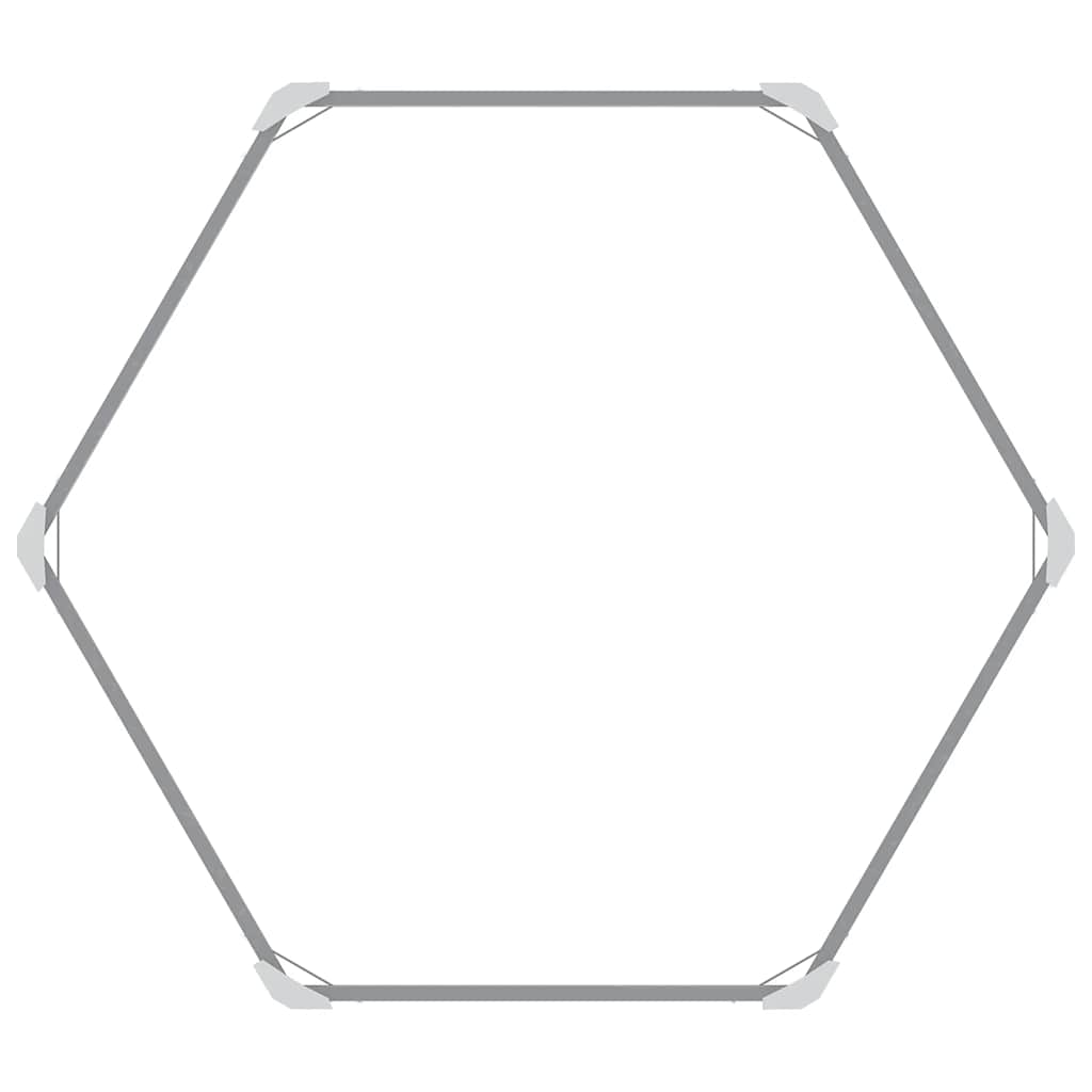 Повдигната градинска леха 129х45 см поцинкована стомана сребро - VL316881 - Thumbnail 7