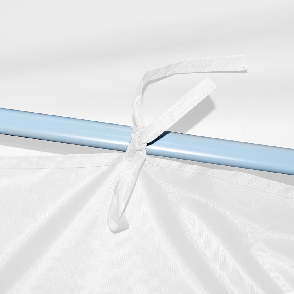 Сгъваема шатра с 5 странични стени, 3x9 м, бяла - VL48873 - Thumbnail 6