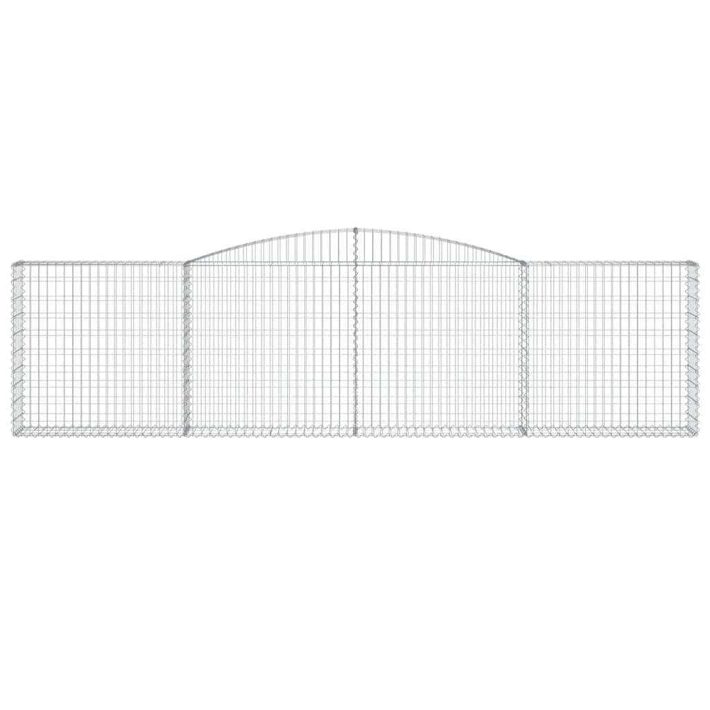 Габионни кошници арка 6 бр 400x30x100/120 см поцинковано желязо - VL3146870 - Thumbnail 4