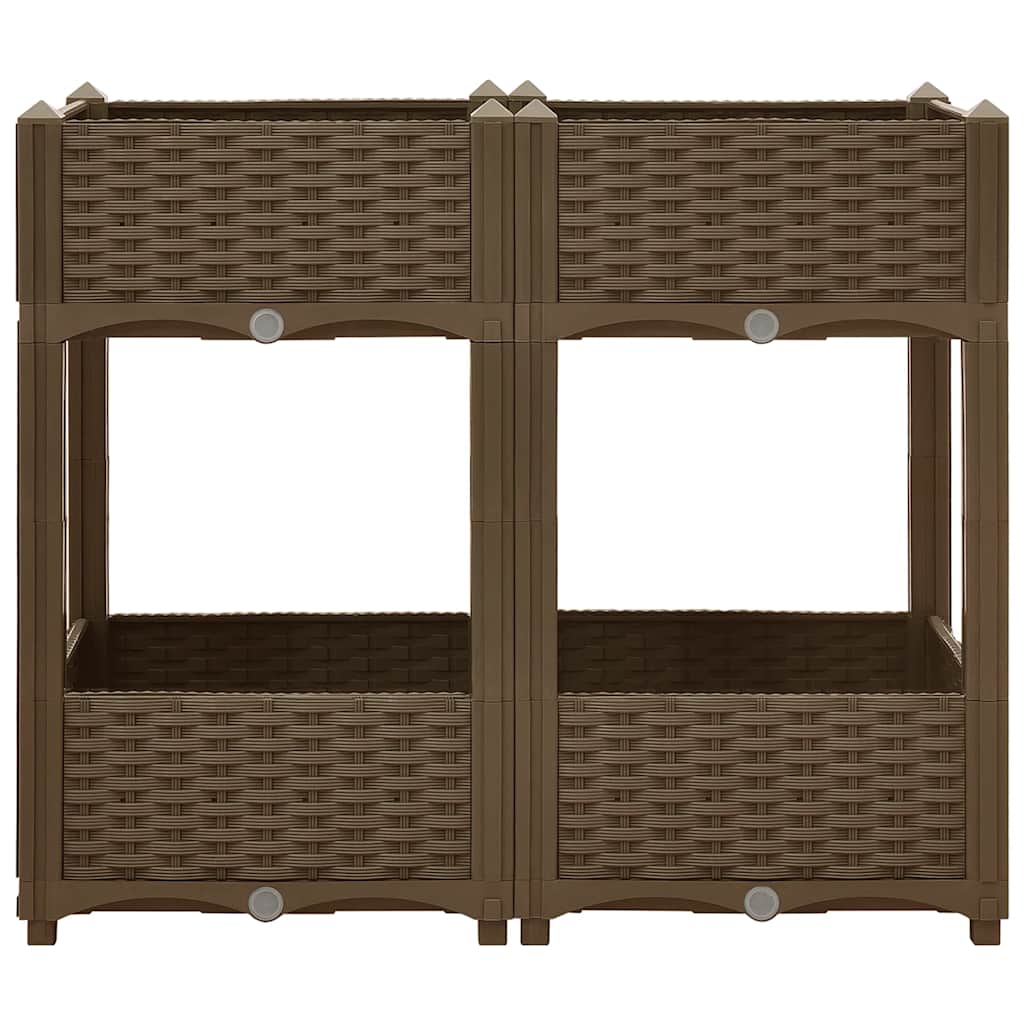 Повдигната леха, 80x40x71 см, полипропилен - VL316520 - Thumbnail 3