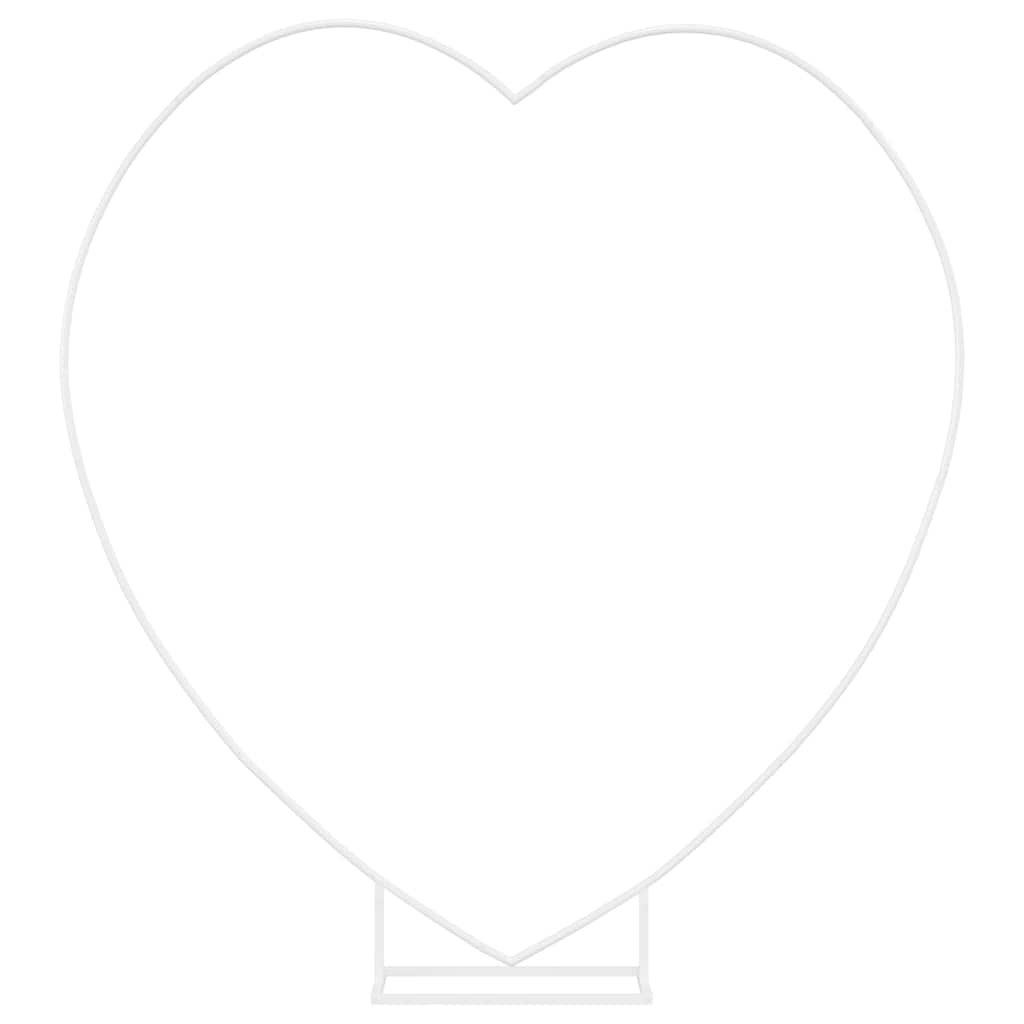 Сватбена арка Бяло 195 x 35 x 211 см Стомана - Thumbnail 2