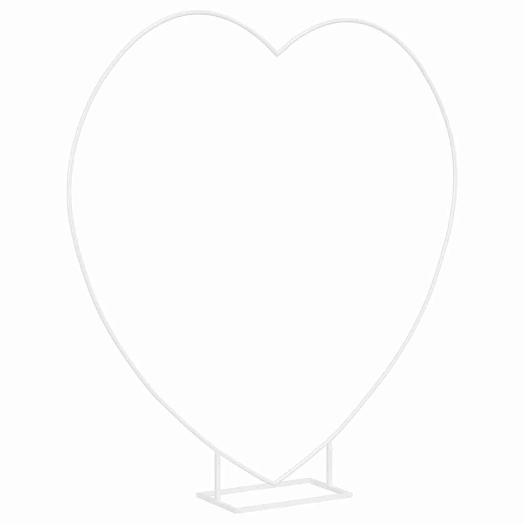 Сватбена арка Бяло 195 x 35 x 211 см Стомана - Thumbnail 5