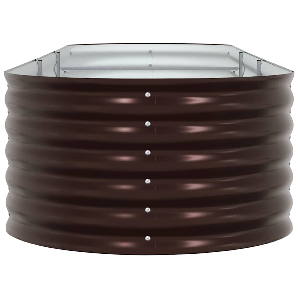 Повдигнато легло Кафяво 320 x 80 x 44 cm Стомана - VL42008138 - Thumbnail 6