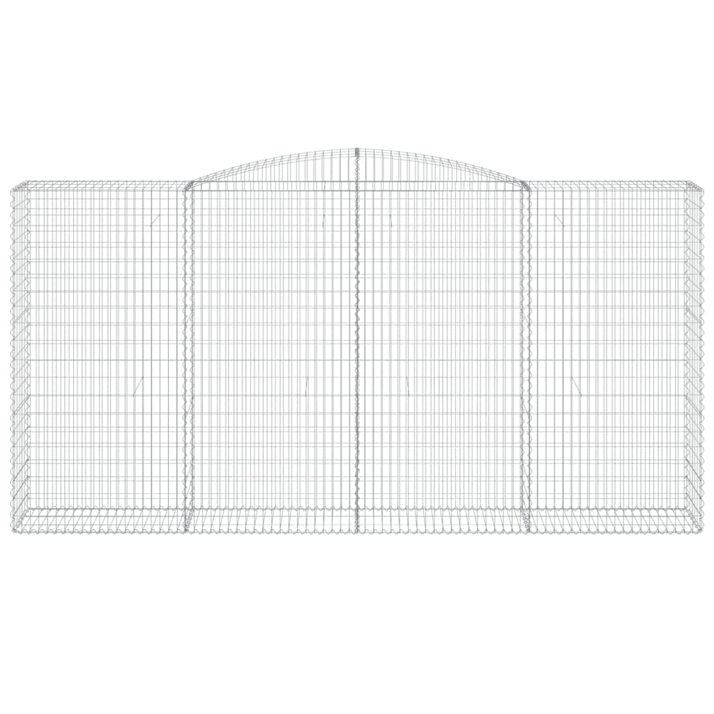 Габионни кошници арка 6 бр 400x50x200/220 см поцинковано желязо - VL3147065 - Image 4