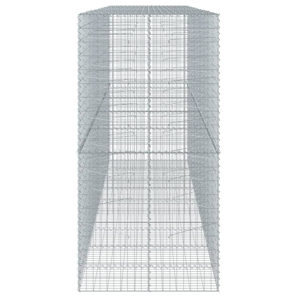 Габионна кошница с покритие, 450x100x200 см, поцинковано желязо - VL3295232 - Image 4
