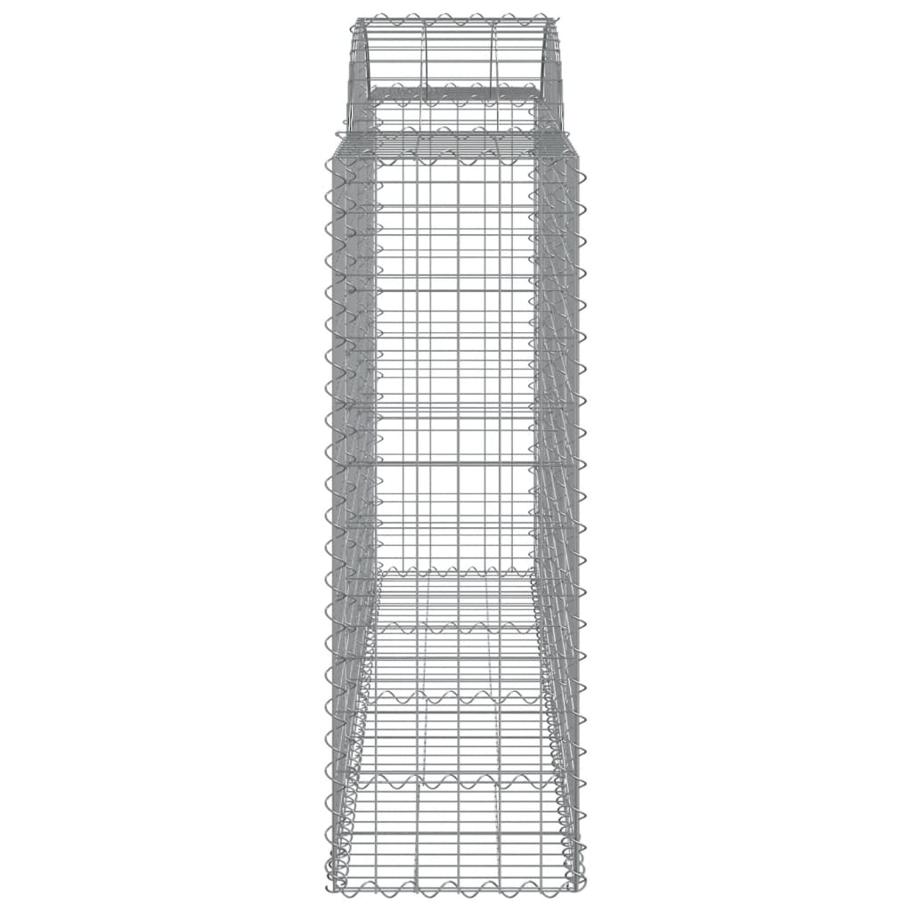 Габионни кошници арка 9 бр 200x50x120/140 см поцинковано желязо - VL3146348 - Image 5
