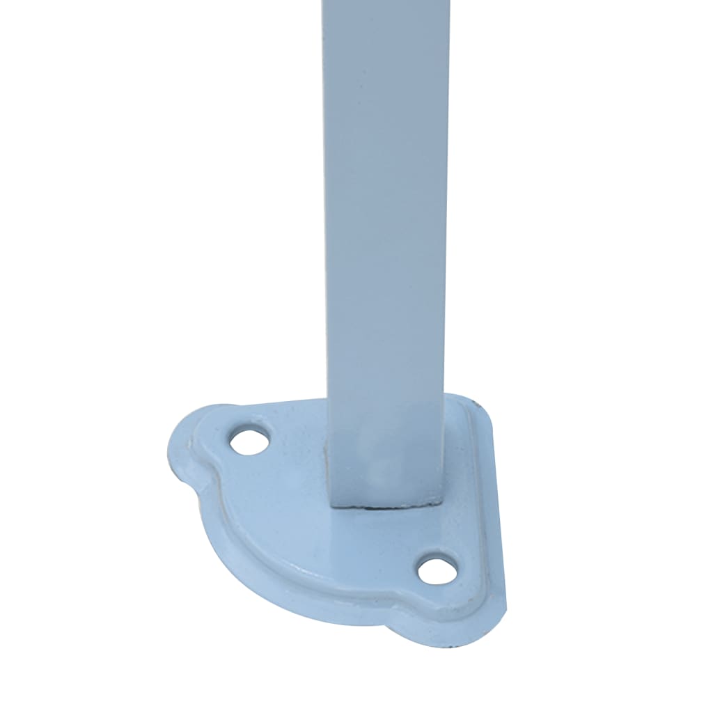 Сгъваема парти шатра с 4 странични стени 2x2 м стомана кремава - VL48882 - Thumbnail 7