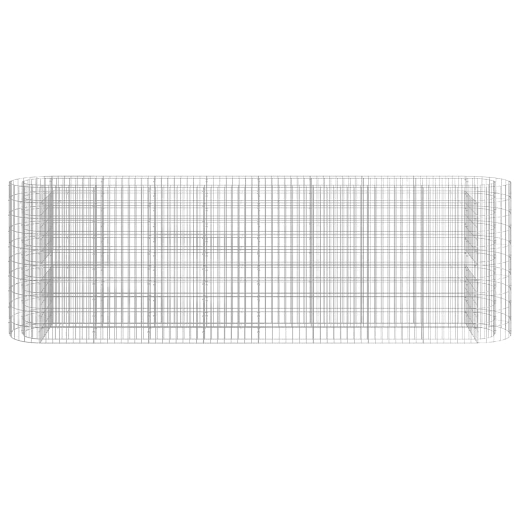 Габион повдигната леха, поцинковано желязо, 330x50x100 cм - VL152035 - Thumbnail 4