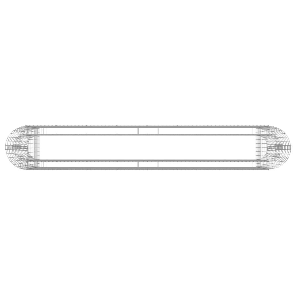 Габион повдигната леха, поцинковано желязо, 330x50x100 cм - VL152035 - Thumbnail 6