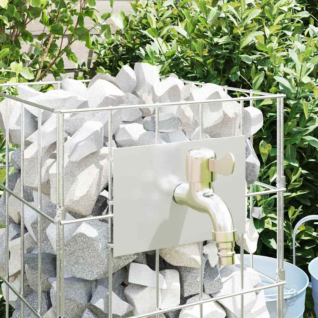 Габионен кран Сребрист 26 x 25 x 50 см Неръждаема стомана - VL42013413 - Thumbnail 5