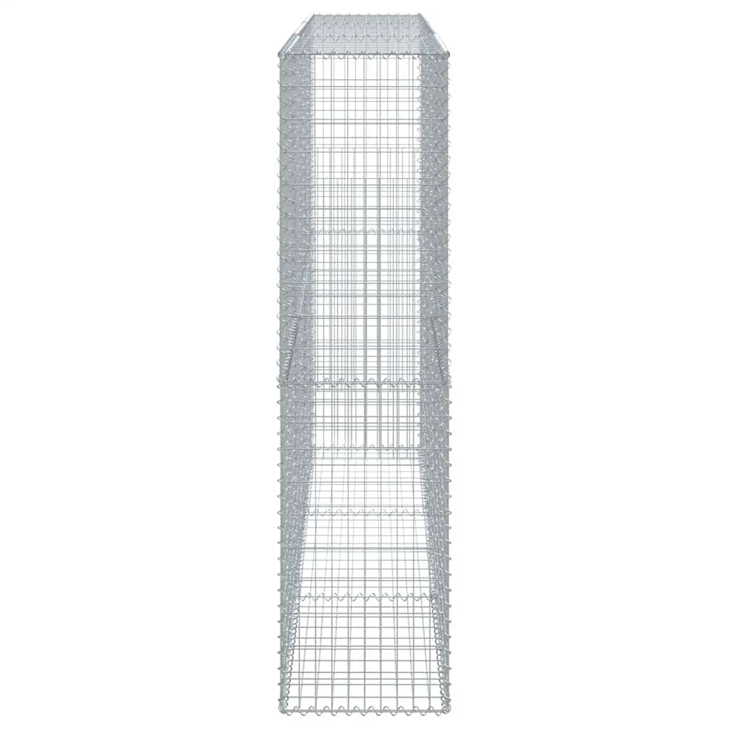 Габионна кошница с покритие, 300x50x200 см, поцинковано желязо - VL3295168 - Thumbnail 4