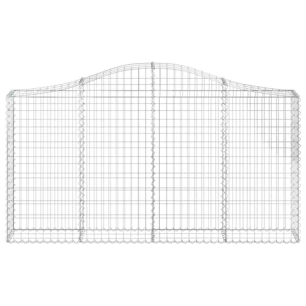 Габионни кошници арка 12 бр 200x30x100/120см поцинковано желязо - VL3145440 - Thumbnail 4