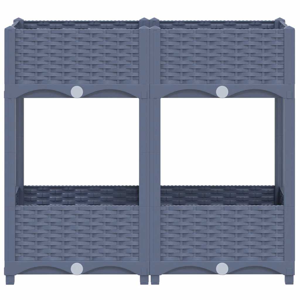 Повдигната леха, 80x40x71 см, полипропилен - VL310406 - Image 3