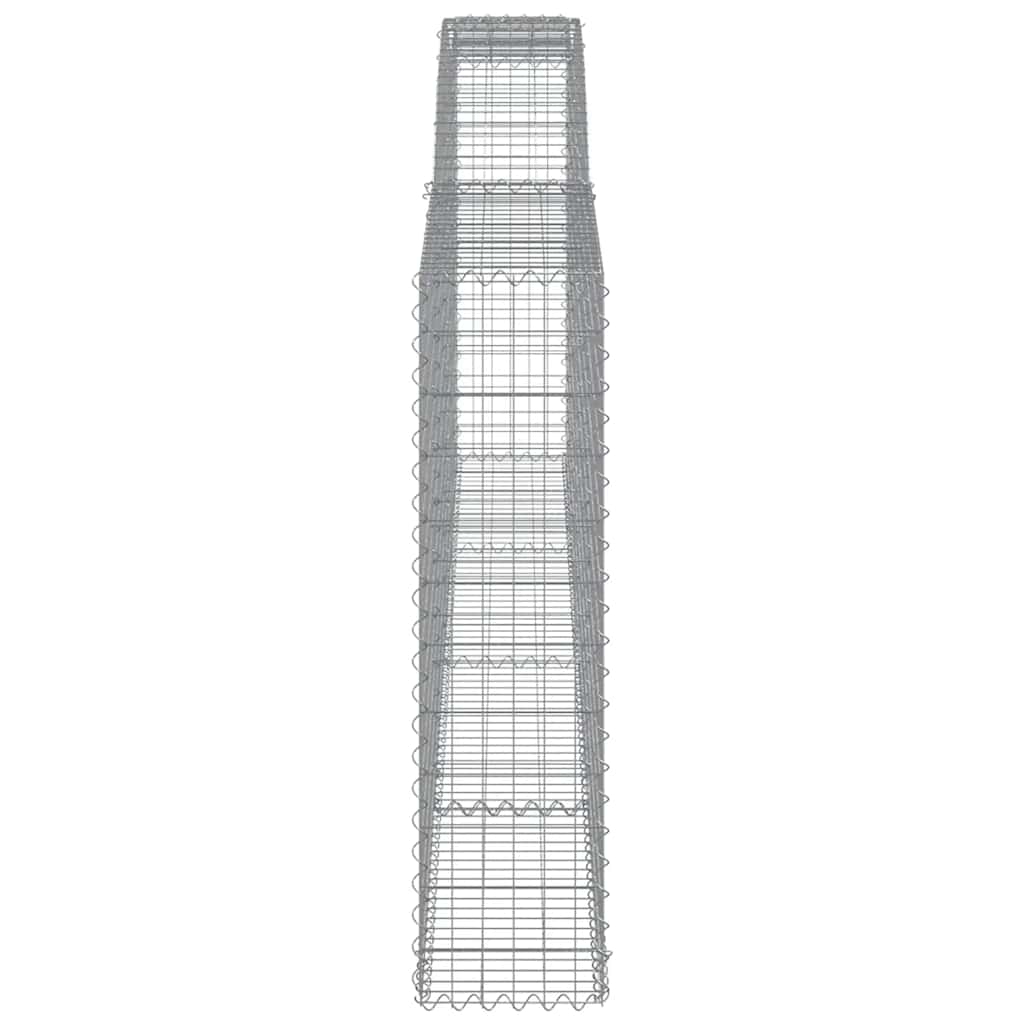 Габионни кошници арка 9 бр 400x30x120/140 см поцинковано желязо - VL3146886 - Image 5