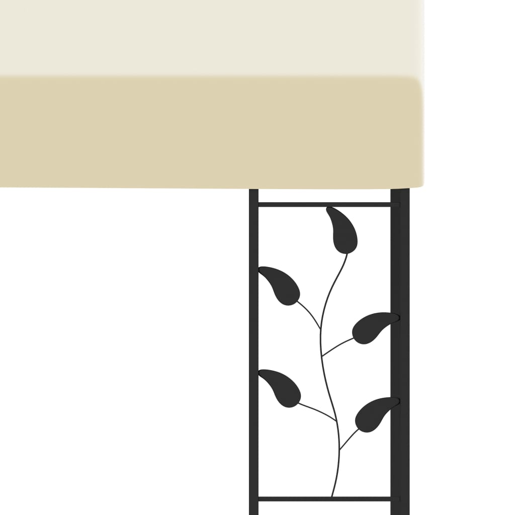 Шатра за стенен монтаж, 6x3x2,5 м, кремава - VL47999 - Thumbnail 5