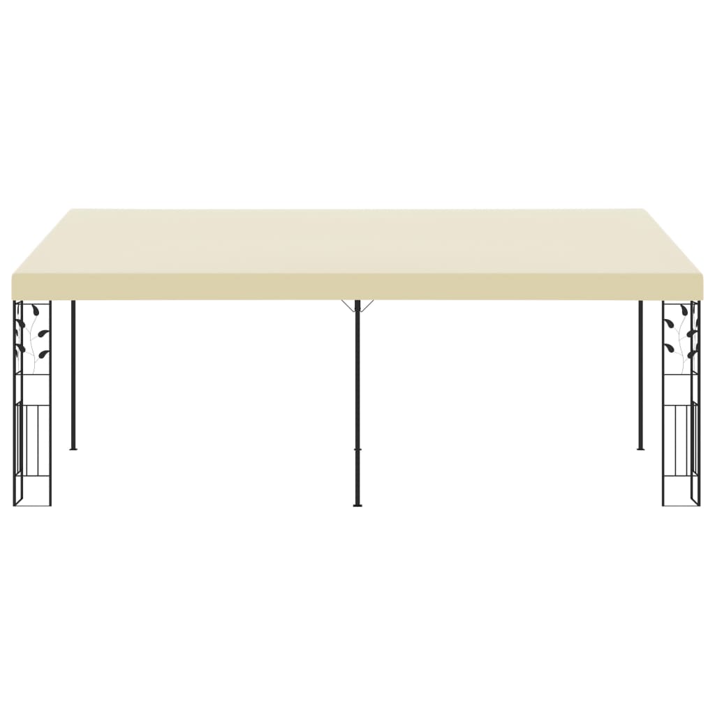 Шатра за стенен монтаж, 6x3x2,5 м, кремава - VL47999 - Thumbnail 2