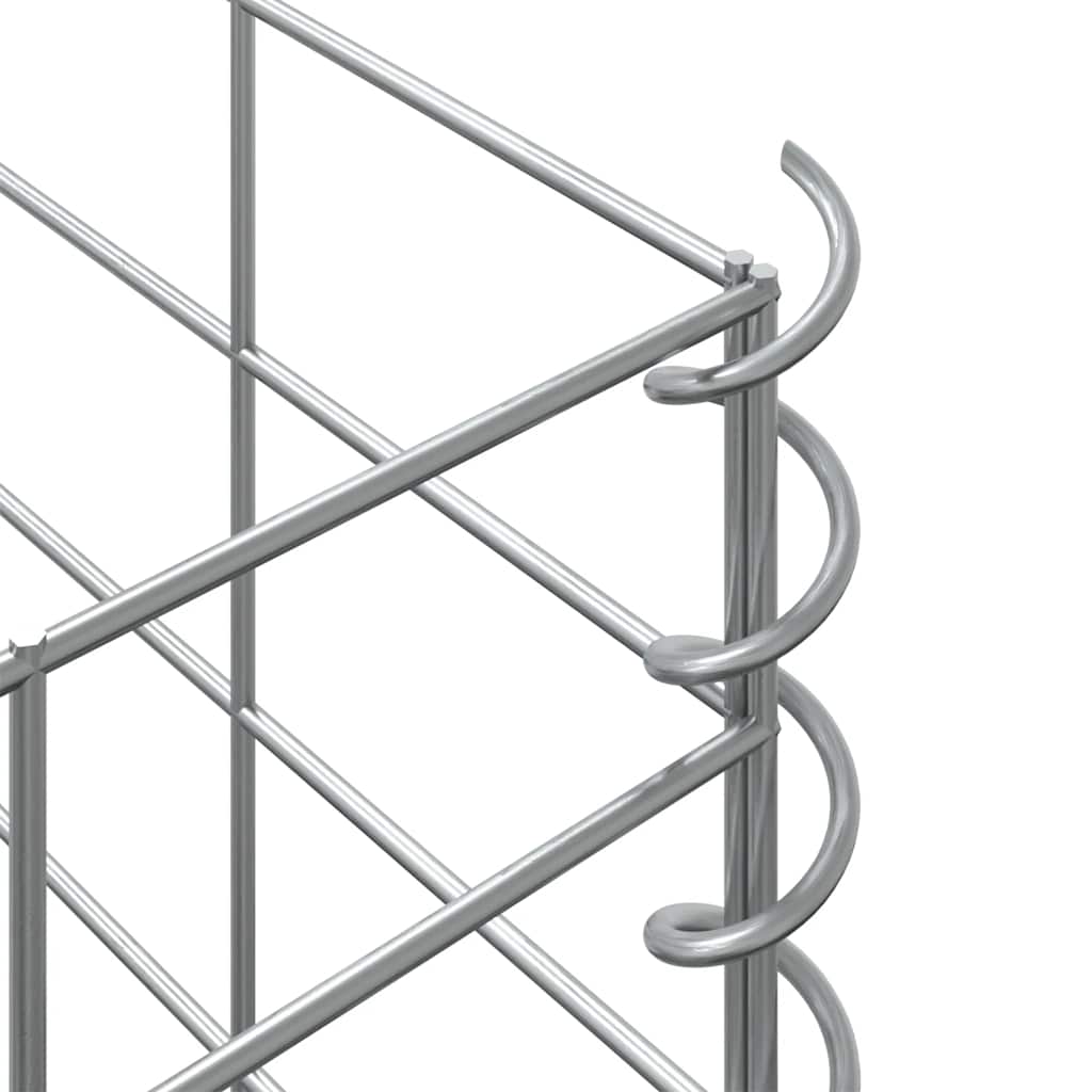 Габиони повдигнати лехи, 3 бр, 30x30x100 см, желязо - VL151249 - Thumbnail 8