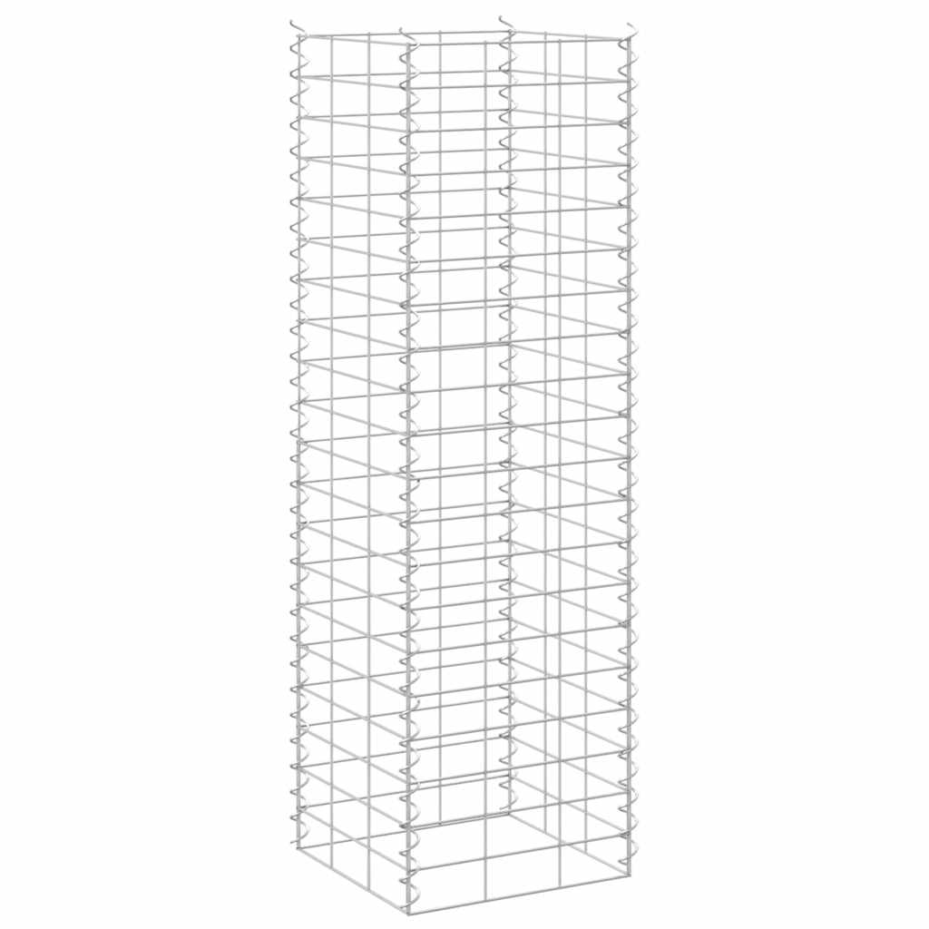 Габиони повдигнати лехи, 3 бр, 30x30x100 см, желязо - VL151249 - Thumbnail 6