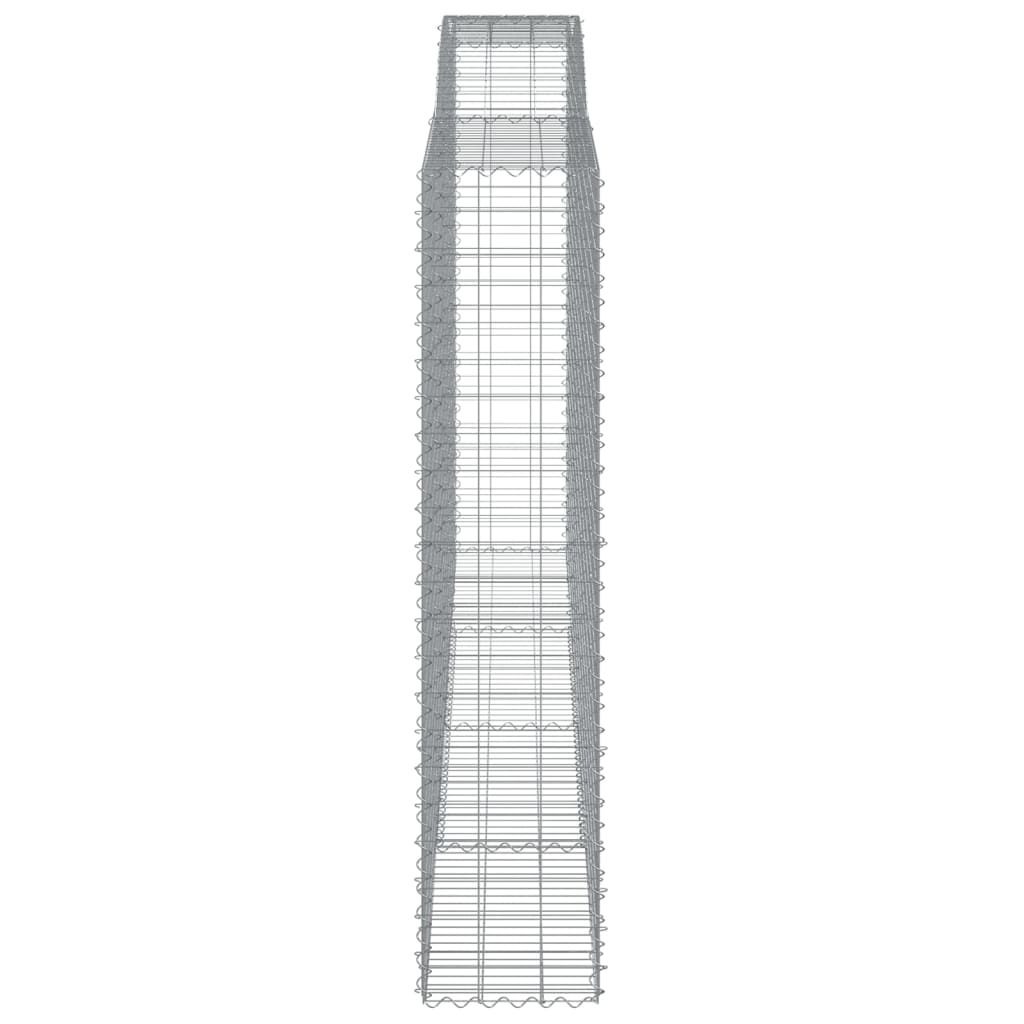 Габионни кошници арка 2 бр 400x50x220/240 см поцинковано желязо - VL3147074 - Image 5