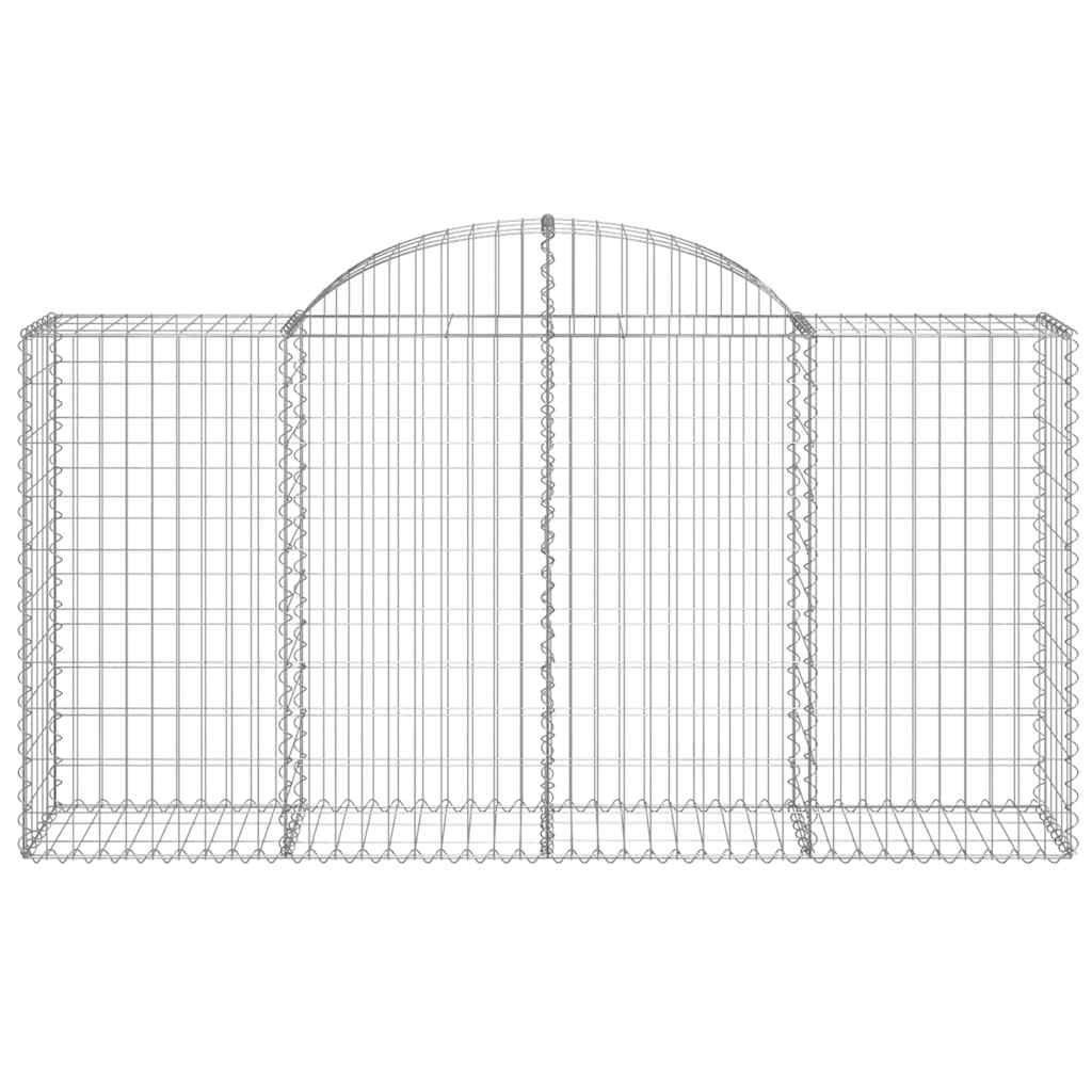Габионни кошници арка 40 бр 200x50x100/120см поцинковано желязо - VL3146338 - Thumbnail 4
