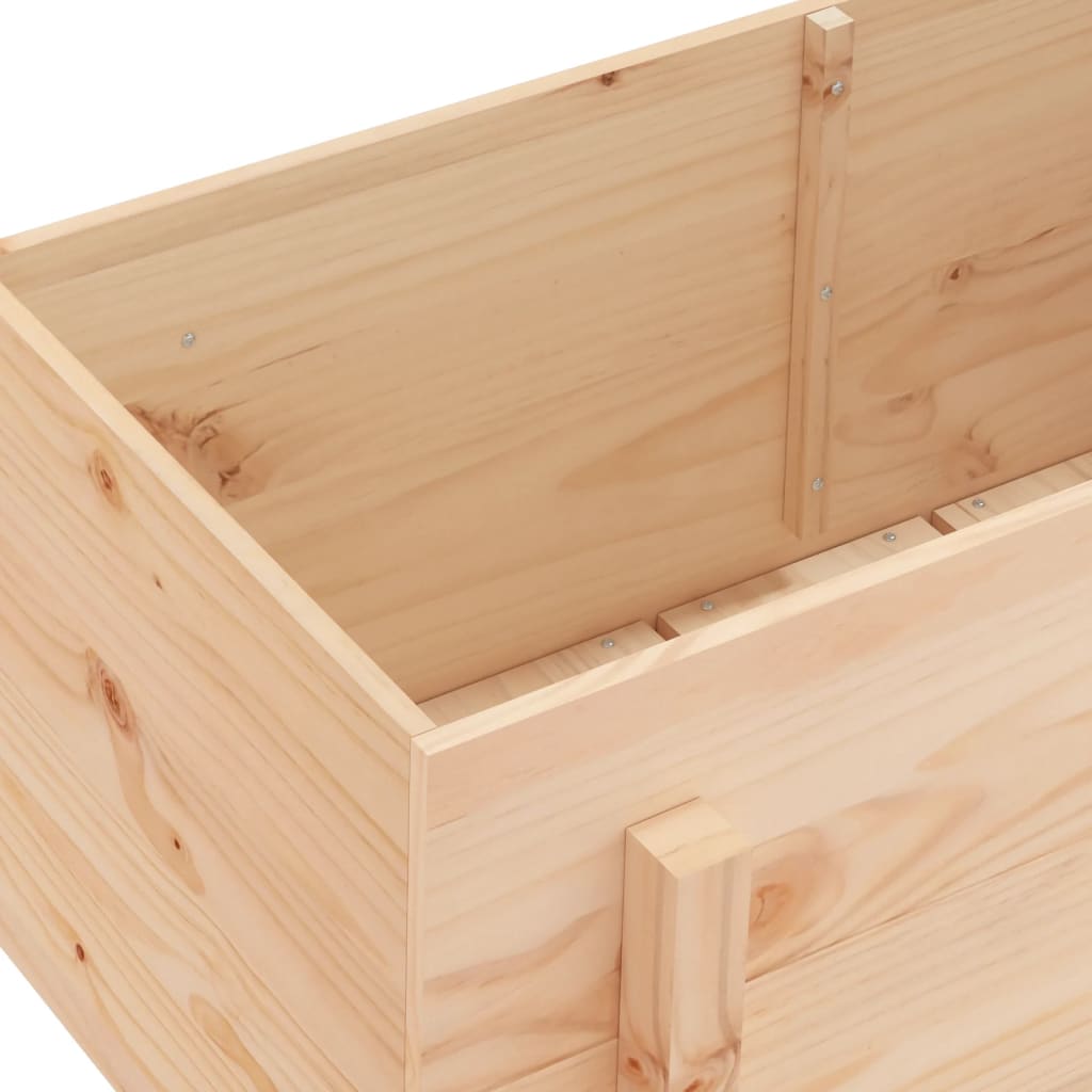 Градинско повдигнато легло, 101x50x57 см, бор масив - VL825212 - Thumbnail 7