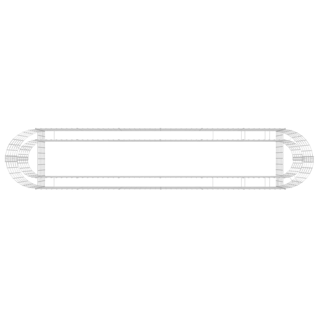 Габион повдигната леха, поцинковано желязо, 260x50x50 cм - VL152026 - Image 6