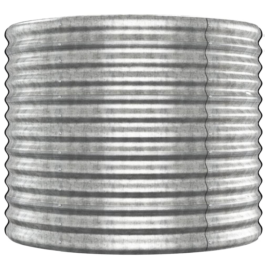 Градинска повдигната леха прахово боядисана стомана сребрист - VL318977 - Thumbnail 4