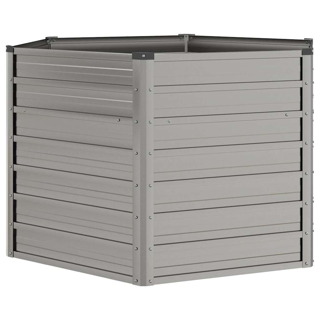 Градинска повдигната леха ръждив 129x129x77см кортенова стомана - VL151947 - Image 3