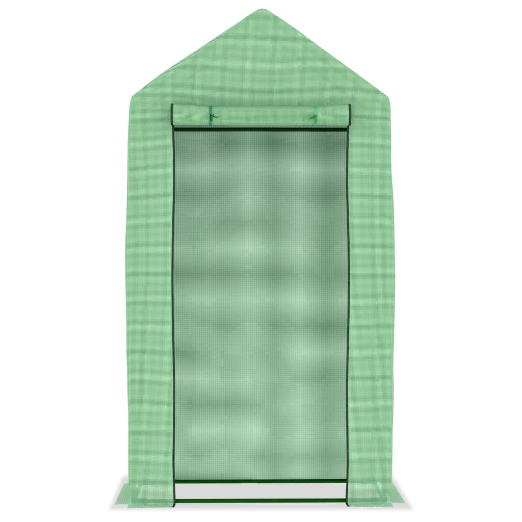 Оранжерия със стоманена рамка 0,5 м² 1x0,5x1,9 м - Thumbnail 4