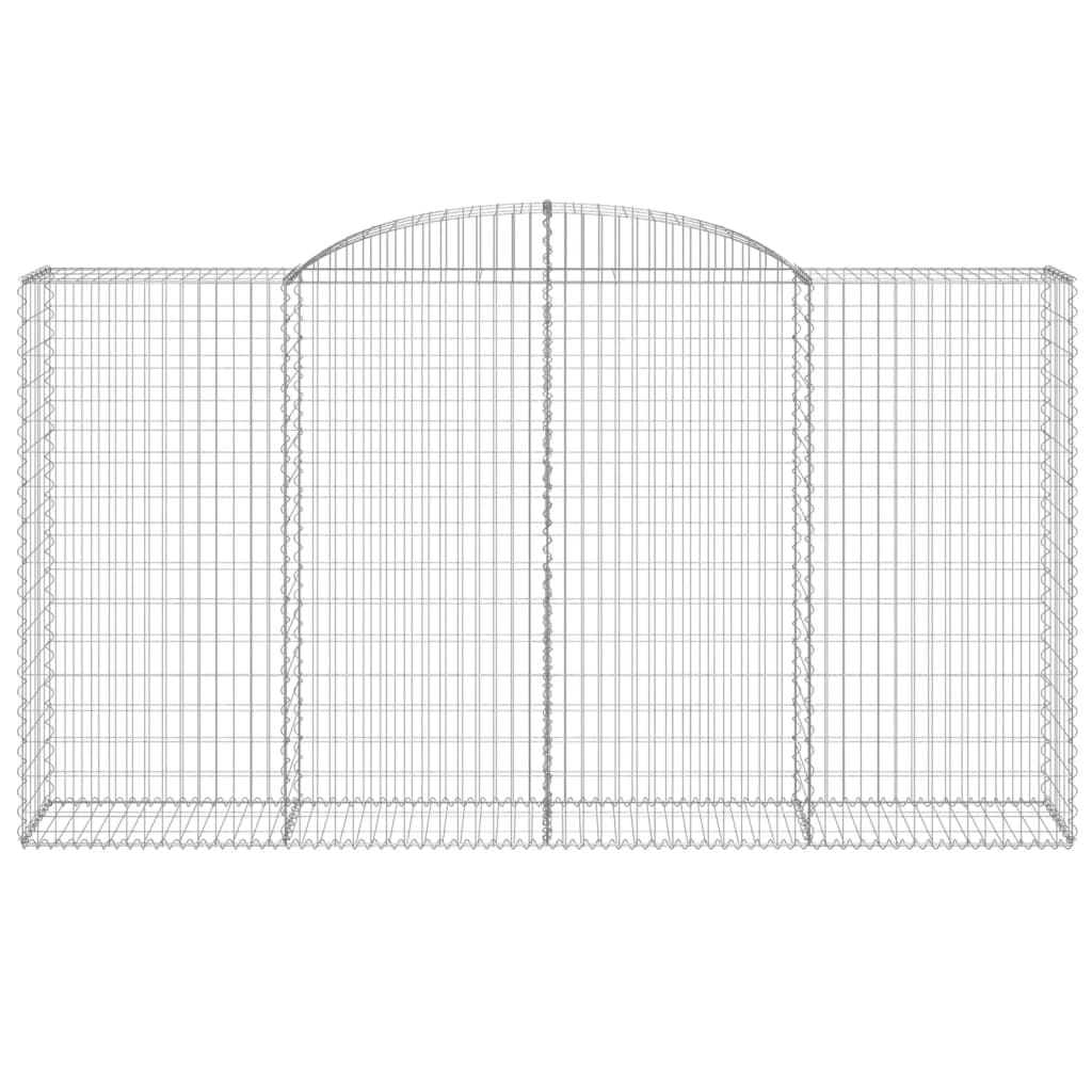 Габионни кошници арка 8 бр 300x50x160/180 см поцинковано желязо - VL3146761 - Image 4