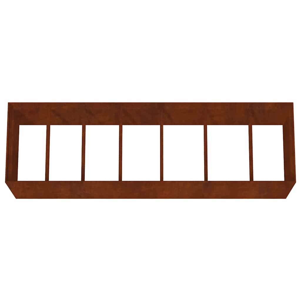 Градинска повдигната леха 280x80x80 см кортенова стомана - VL824540 - Thumbnail 5