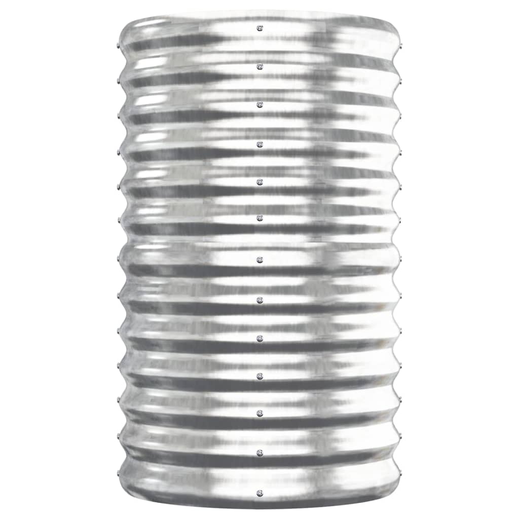 Градинска повдигната леха поцинкована стомана сребрист - VL318897 - Image 4