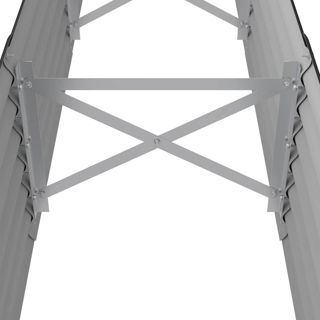 Градинска повдигната леха поцинкована стомана антрацит - VL318876 - Thumbnail 5