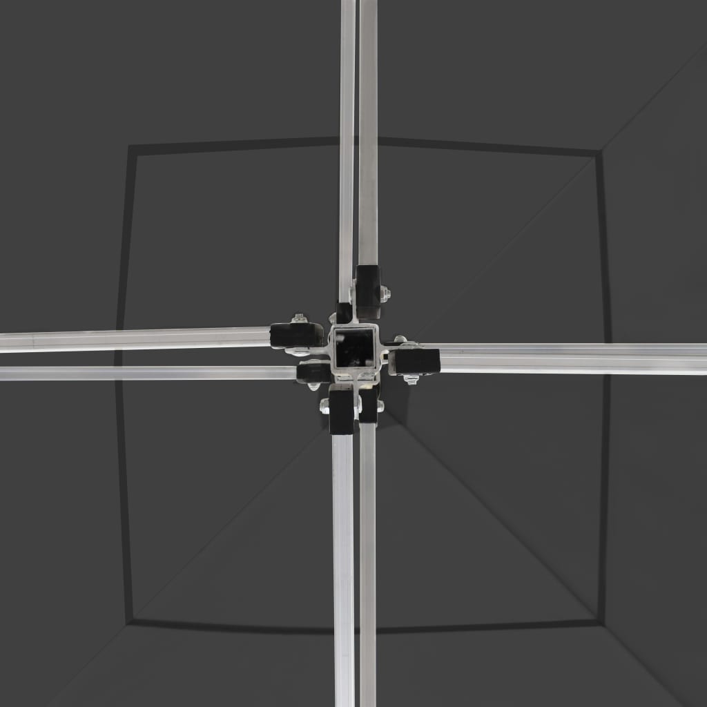 Професионална сгъваема парти шатра, алуминий, 2x2 м, антрацит - VL48927 - Thumbnail 5