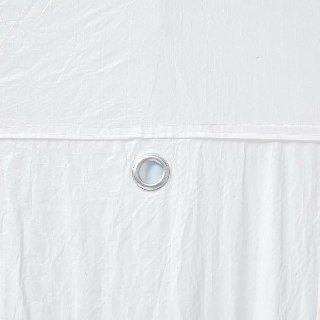 Парти шатър Бяло 600 x 400 x 266 см Полиетилен и стомана - VL42003429 - Thumbnail 8