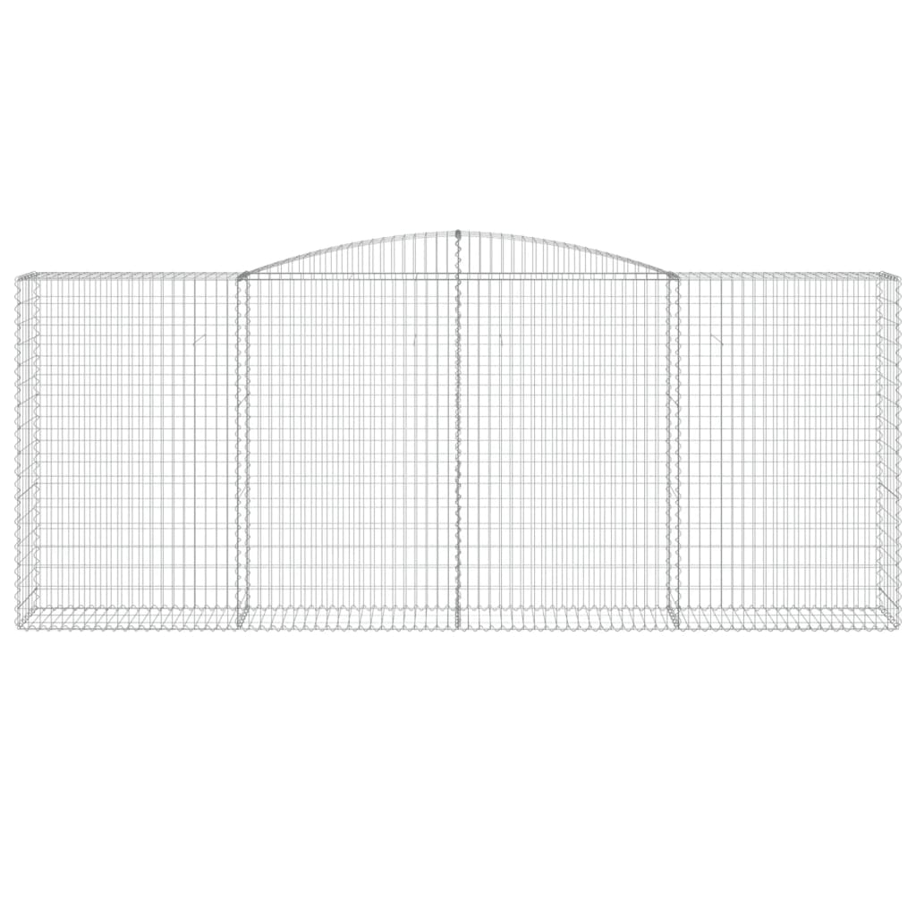 Габионни кошници арка 10 бр 400x50x160/180см поцинковано желязо - VL3147043 - Thumbnail 4