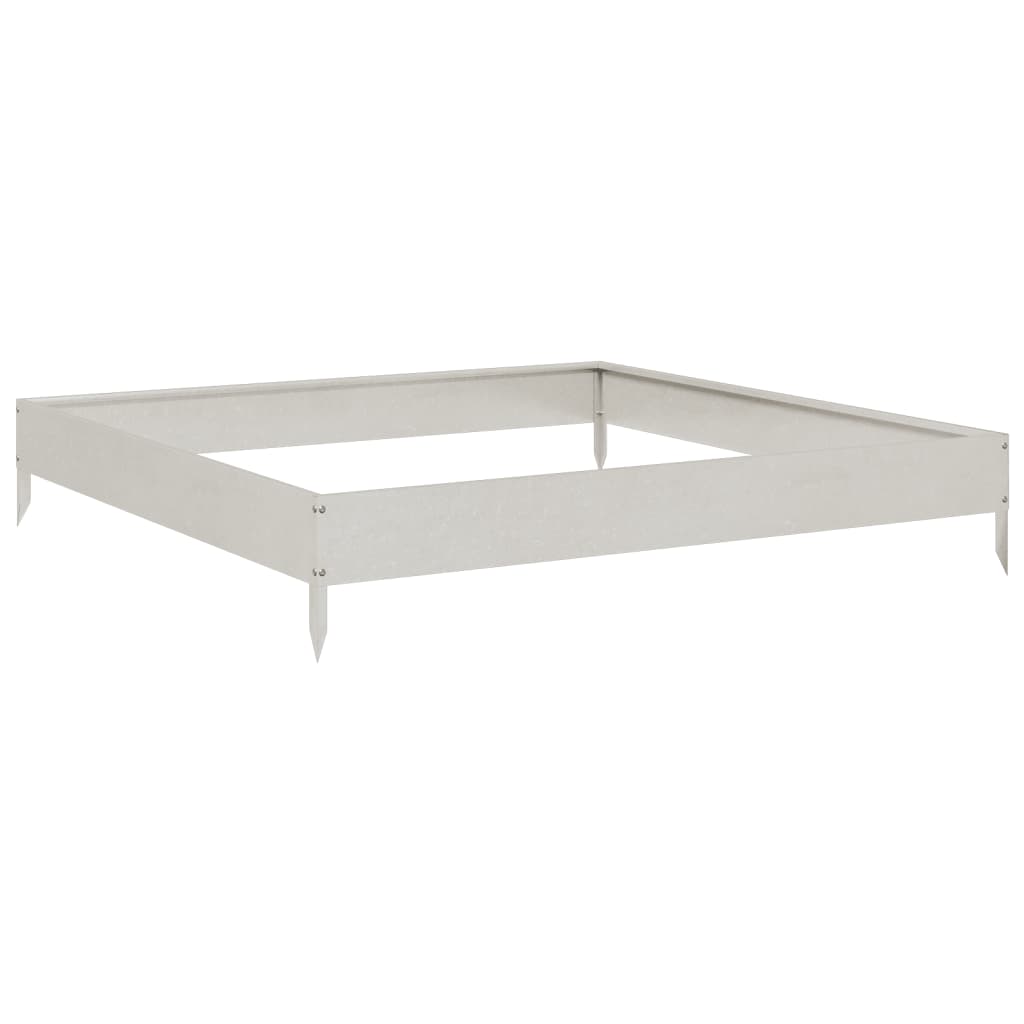 Градинска повдигната леха 100x100x18,5 см неръждаема стомана - VL851014 - Image 6