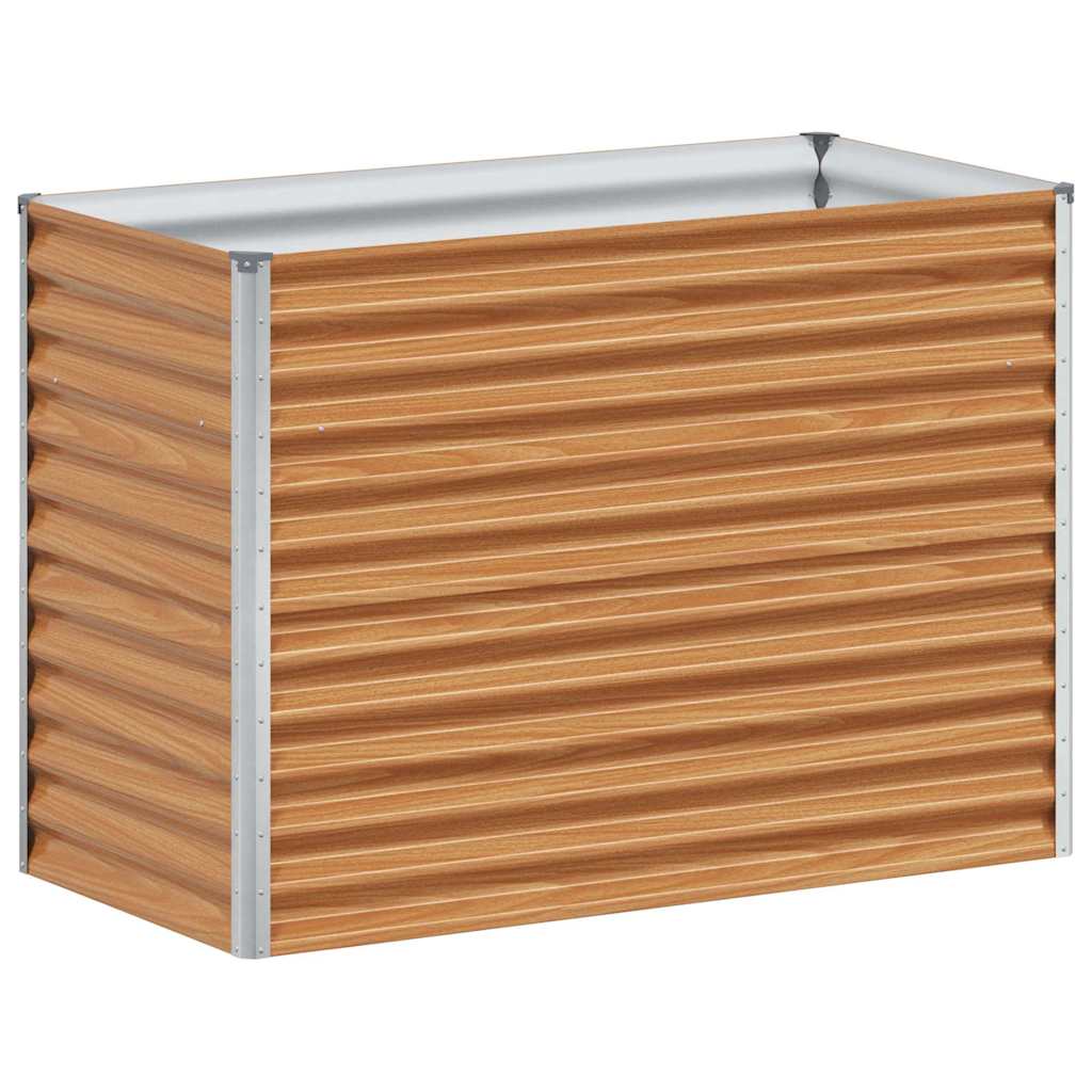 Градинска повдигната леха 98 x 50 x 68 см Галванизирана стомана - VL42017352 - Thumbnail 2