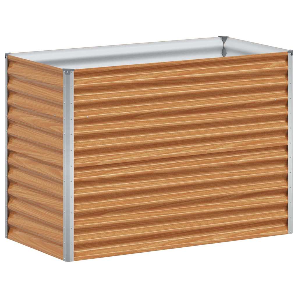 Градинска повдигната леха 98 x 50 x 68 см Галванизирана стомана - VL42017352 - Thumbnail 7