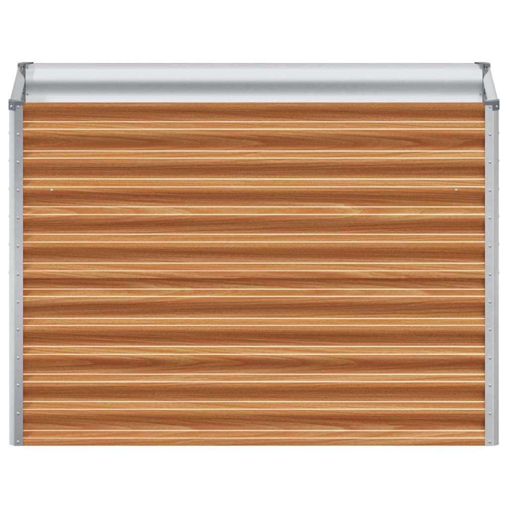 Градинска повдигната леха 98 x 50 x 68 см Галванизирана стомана - VL42017352 - Thumbnail 5