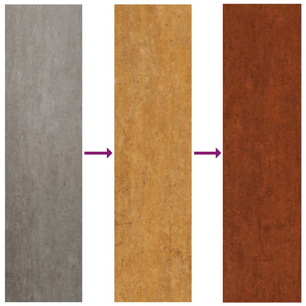 Градинска повдигната леха 100x100x41 см кортенова стомана - VL824516 - Thumbnail 7