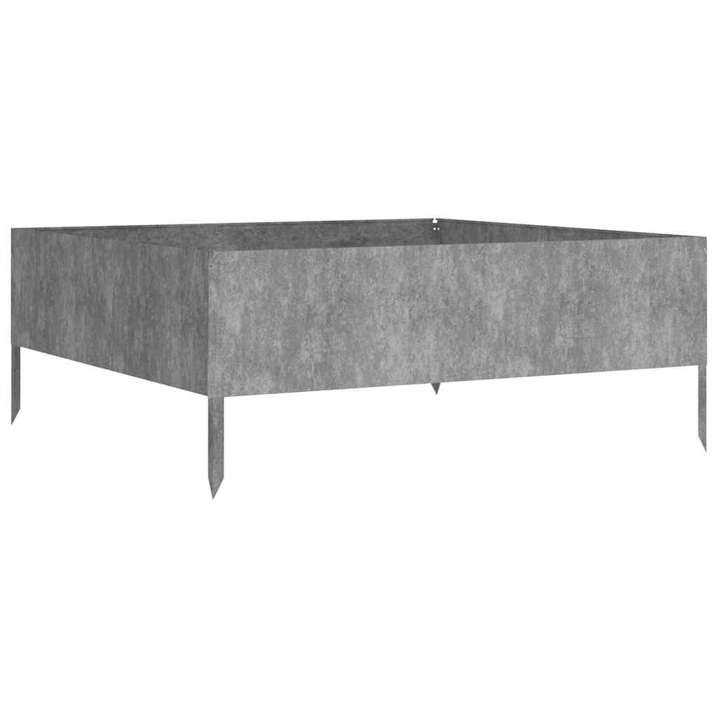 Градинска повдигната леха 100x100x41 см кортенова стомана - VL824516 - Thumbnail 4