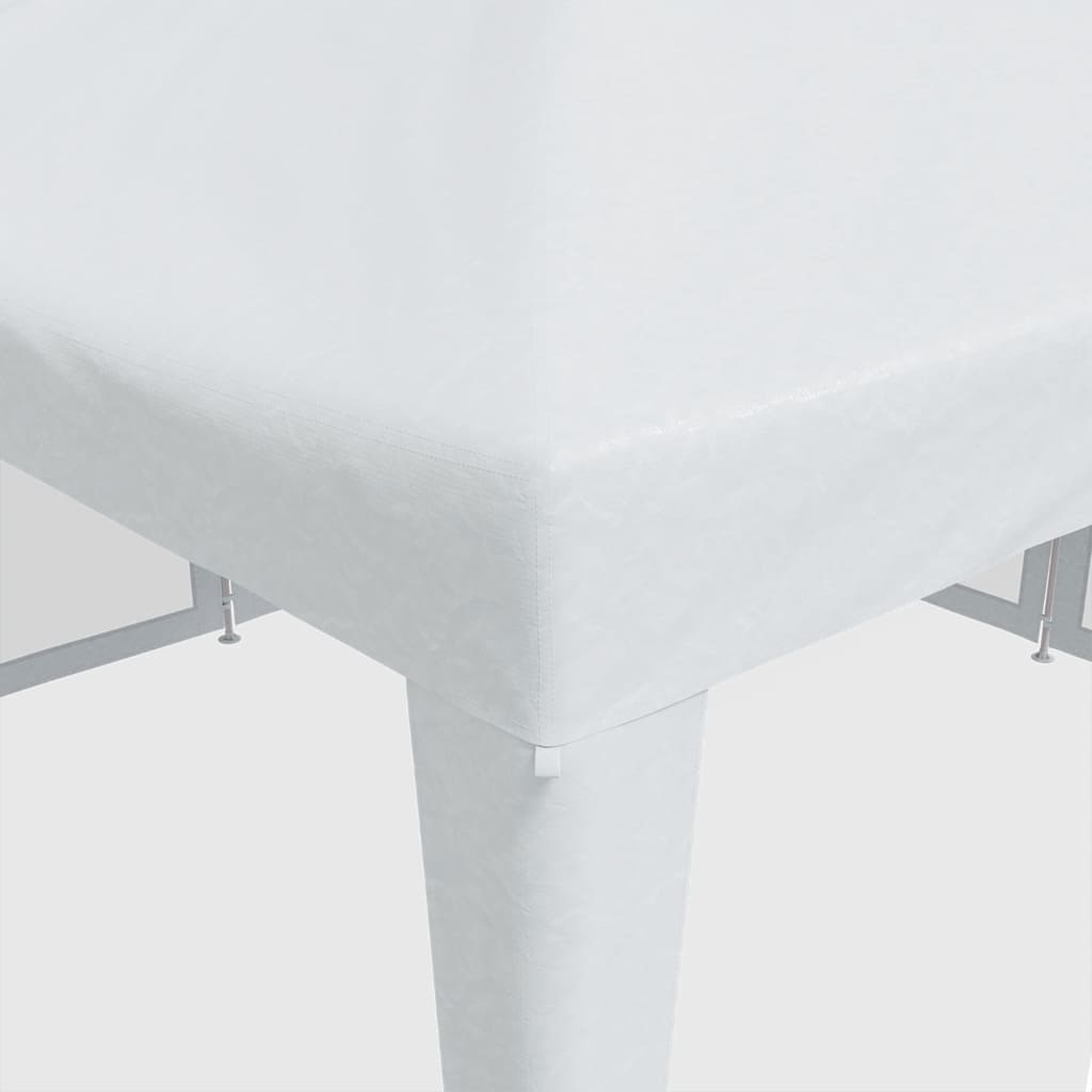 Парти палатка с 8 мрежести странични стени, бели, 4x4 м, HDPE - VL4010061 - Thumbnail 7