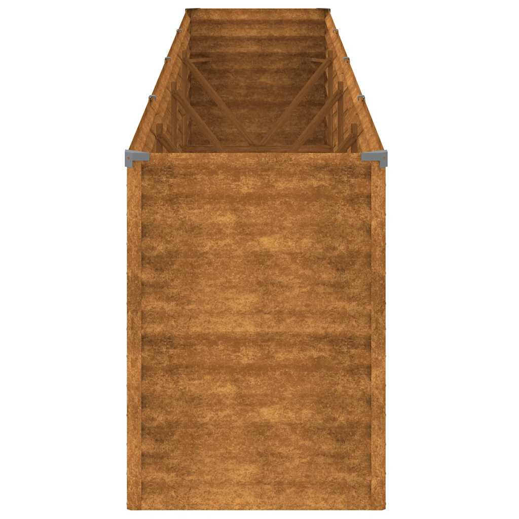 Повдигната градинска леха 385x50x69 см, кортенова стомана - VL151987 - Thumbnail 5