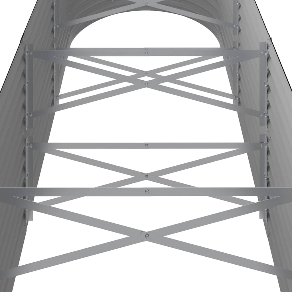 Градинска повдигната леха поцинкована стомана антрацит - VL318961 - Image 5